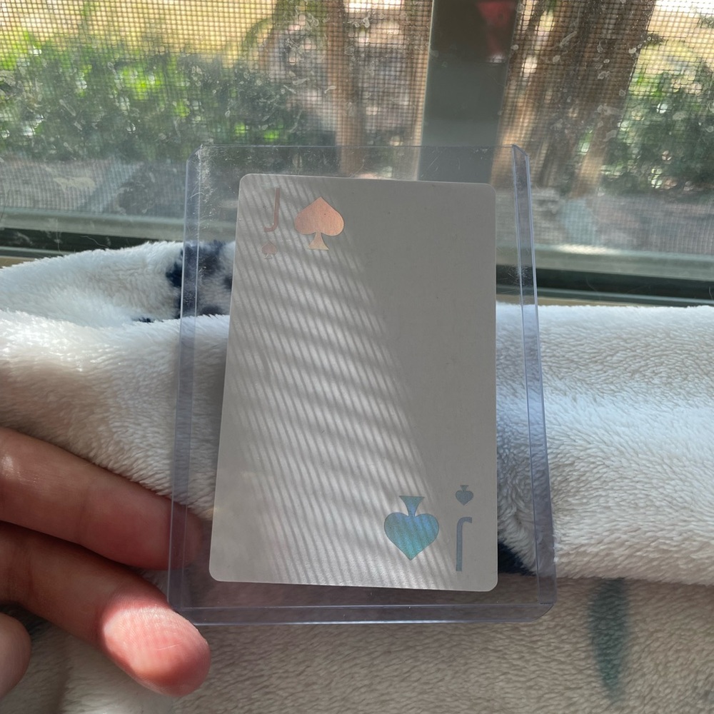 Christian Dior Joy playing card